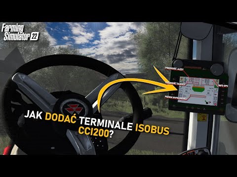 GUIDE 😍 | ISOBUS CCI200 Terminals 😃 | How to add monitors/terminals || FS 22