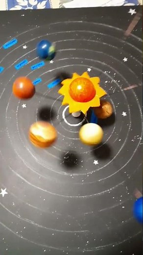 solar system 3D model project