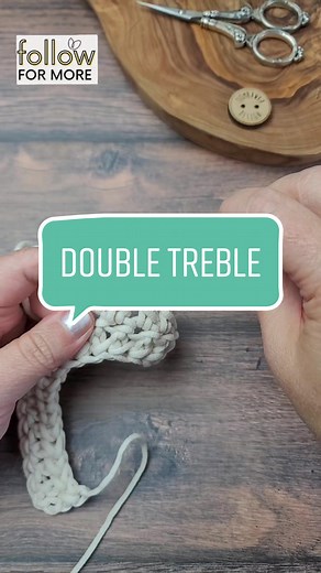 Double Treble Crochet Stitch (dtr): Easy Tutorial