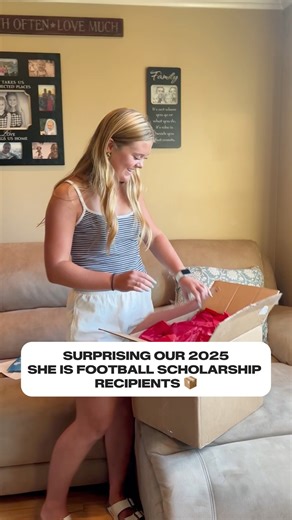 15K views · 345 reactions | Congrats to Allie, Josie, Emma and Mabry — the recipients of our sixth annual She is Football Scholarship! 拾 The scholarship is a first-of-its-kind facilitated by a $250,000 commitment from the Glazer family and the Tampa Bay Buccaneers Foundation, designed to benefit graduating female high school football players. | Tampa Bay Buccaneers | Facebook