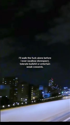 Walking Alone: Standing Up Against Disrespect