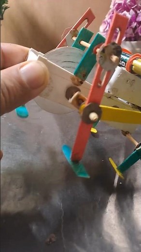 DIY Walking Robot Using DC Motor | Simple Homemade Robotics Project