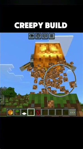 Minecraft creepy build part 7🤫😶🤯😱#jit_plays01#gaming #viralshort