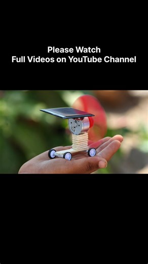 Easy DIY Solar Car Using DC Motor #solarcar #diycar #creativeideas #viral #diy