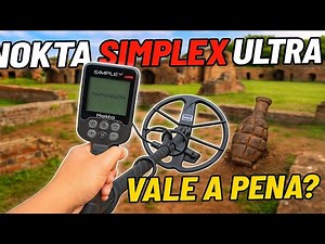 Nokta Simplex Ultra - Configurações e Testes - Detector de Metais