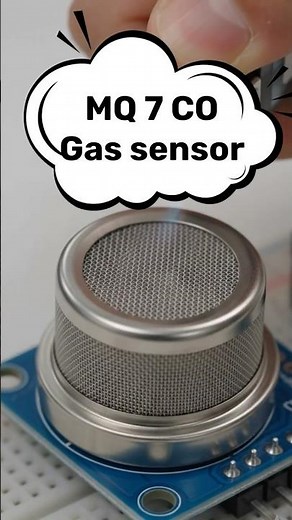 MQ-7 CO Gas Sensor Module Explained ⚠️ #diyproject