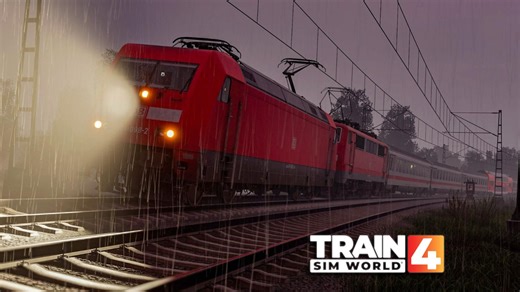 《模拟火车世界4》挂好损坏的机车后继续前往罗森海姆站 - DB BR101专业版 | Train Sim World 4
