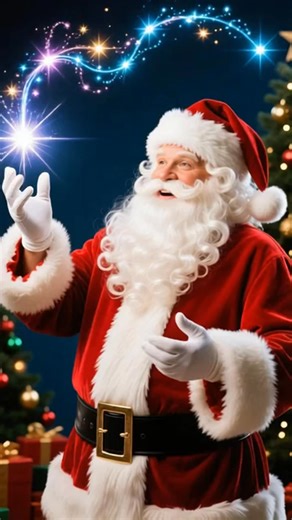 Santa showing off a little of his magic... If you don't follow my page, please come and follow it for holiday fun! | Santa Claus