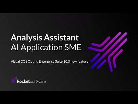 Natural Language Analysis Assistant AI Application for Enterprise Analyzer and COBOL Analyzer