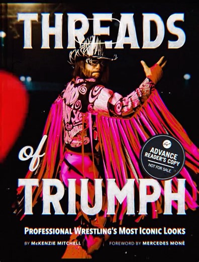 The Noire Anthology 📚✊🏾🤓🤎 on Instagram: "🤎🤼‍♀️📚 4.5 ⭐ Wrestling fam, this eARC lit me all the way up. Threads of Triumph: Professional Wrestling’s Most Iconic Looks by McKenzie Mitchell (@mckenzienmitchell) is a gorgeous celebration of wrestling gear, entrance storytelling, and the visual drama that makes this sport so addictive. Instead of focusing on titles or match stats, this book breaks down how wrestlers use robes, masks, jackets, braids, face paint, and full character design to sha