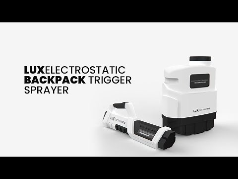 LuxUVC - Electrostatic Backpack Sprayer (Electrocharged Technology)