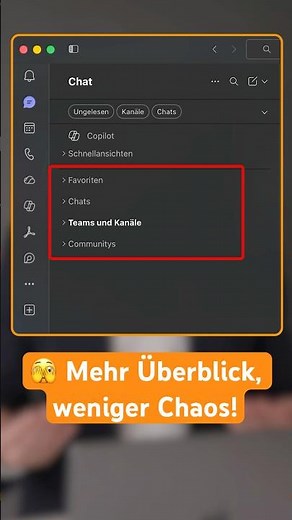 😱 Teams-Update: Chat - & Kanalansicht einstellen!