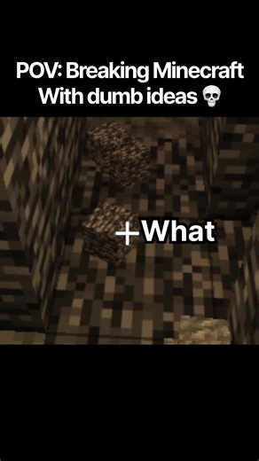 Breaking bedrock with tnt? Or breaking Minecraft? #minecraft #minecraftmeme #minecraftmemes #minecraftpe #fypシ゚viral
