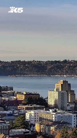 Twilight over Tacoma's Commencement Bay