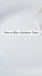How to fillet a Rainbow Trout 🌈🐟 Big... - Smoke In Chimneys