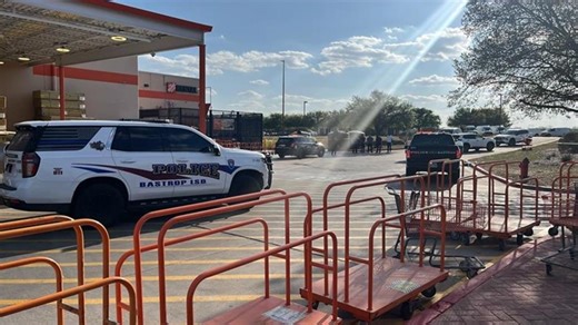 Man arrested after allegedly shooting at vehicles at Home Depot store in Bastrop