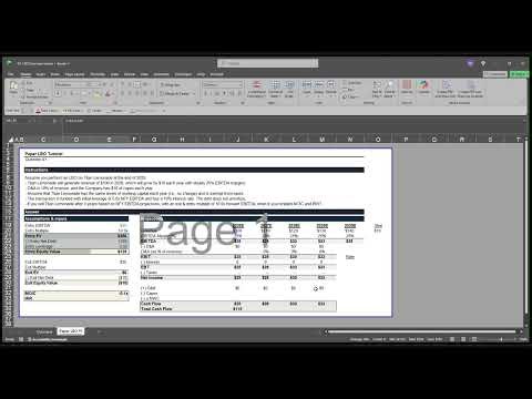 Simple Paper LBO Tutorial | The Math Behind Private Equity Returns