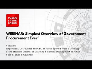 The Simplest Overview to Government Procurement and GovCon Ever!