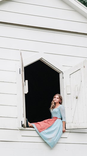 Nothin' like a good barn door swing! #cinderella | Bella Mae's Designs