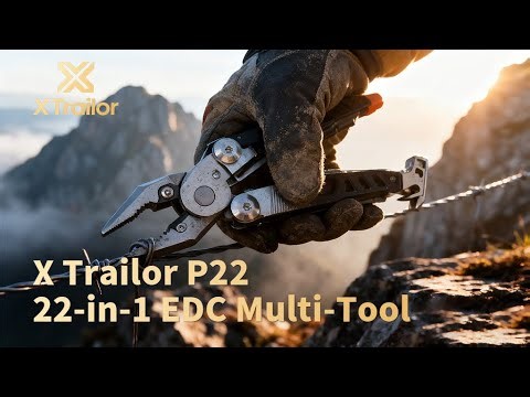 X Trailor P22 - 22-in-1 EDC Multi-Tool for Every Adventure by X Trailor