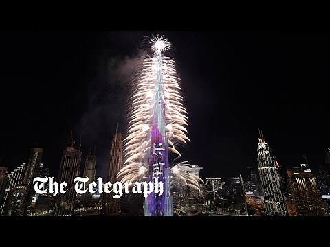 Watch Dubai's 2022 New Year fireworks display