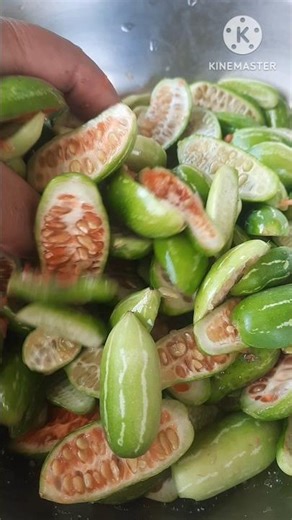 How to wash ivy gourd leaves to remove the bitterness and astringency #ruralcook
