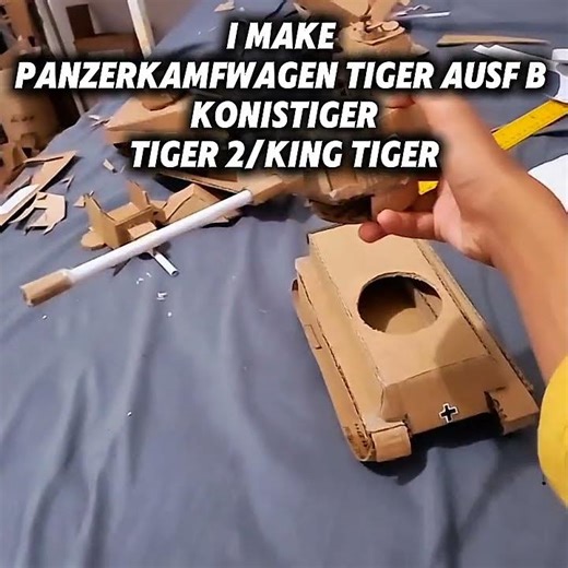 cardboard tiger 2 #tank #ww2