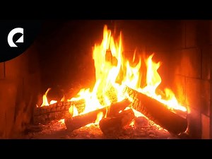 Relaxing Fireplace with Burning Logs and Crackling Fire Sounds for Stress Relief (30 Minutes)