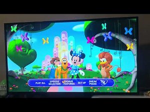 Mickey Mouse Clubhouse: Minnie’s The Wizard Of Dizz 2013 DVD Menu Walkthrough