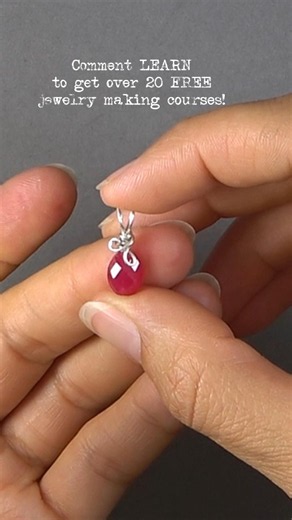 July Ruby Birthstone Pendants! #July #ruby #wirewrappedstone #diyjewelry