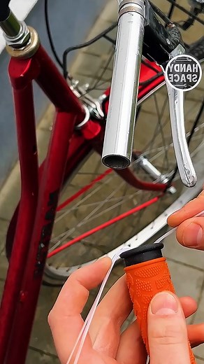 Cyclists are a Godsend! Life Hack with a Zip Tie and Bike Grips #bike | Mr. Creative