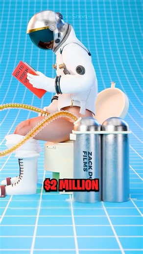 How Do Astronauts Poop In Space⁉️😱