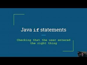 Checking User Input Using an if Statement in Java
