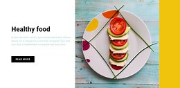 Healthy food cafe - Html Code Example by Nicepage
