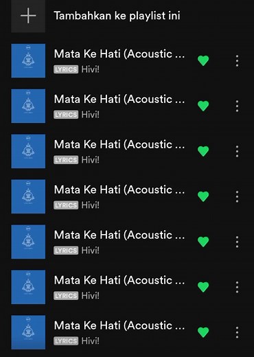 Lagu Mata Ke Hati oleh Hivi: Versi Akustik