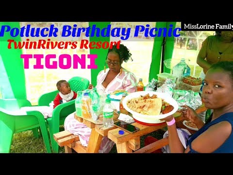 Our Outdoor Potluck Birthday Party--Friends, Food, Fun & Scenery Ambience