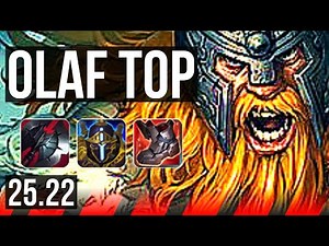 OLAF vs TRYNDAMERE (TOP) | Rank 7 Olaf, 10/4/17 | KR Challenger | 25.22