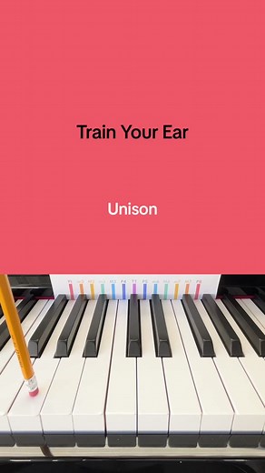 Ear Training with all intervals up to an octave. #eartraining #musicintervals #learnpiano #musictheory #learnmusic #musiceducation #pianotok #beginnerpiano