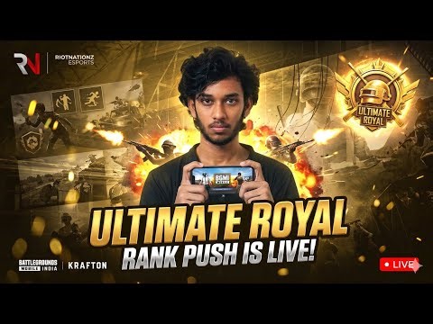 Ultimate Royal Rank push live ❤️ | Riotnationz | RIOTzPUNK