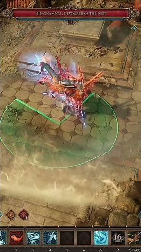 Call Lightning vs 45 boss | Titan Quest 2 | Guide out now! #idodmg #arpg #hacknslash #titanquest2