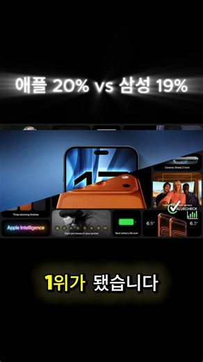 스마트폰 1위, 구조가 바뀌었다