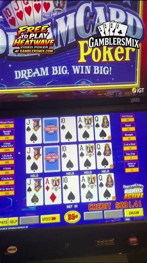 Come On King of Spades For the Royal.... We are Due #videopoker