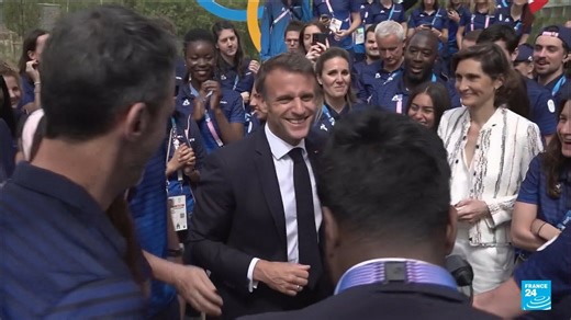 Emmanuel #Macron s'exprimera ce soir sur France 2, à trois jours de la cérémonie d'ouverture des Jeux olympiques de #Paris2024. Il devrait notamment revenir sur la période de trêve politique pendant la compétition | FRANCE 24