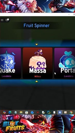 Desafio: a fruta que vier, eu dropo😬 #bloxfruits