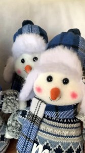 Personalized Christmas Plush for Kids, Holidays Gift, Custom Christmas Plush, Blue Snowman Plush, Stocking Stuffer Plush, Standing Snowman - Etsy