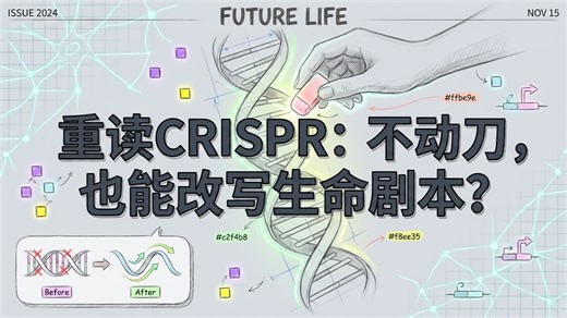 重读CRISPR不动刀也能改写生命剧本
