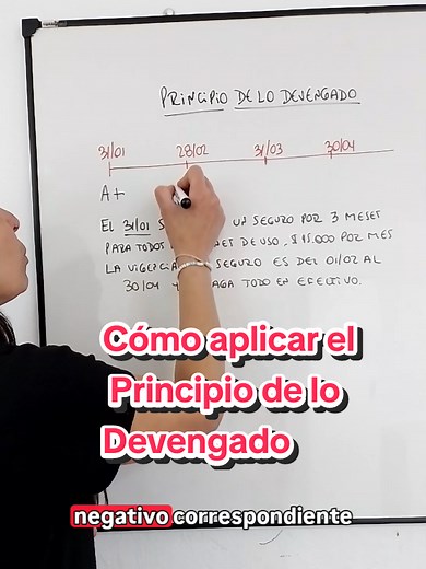 Aplicación del Principio de lo Devengado en Contabilidad