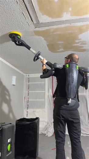 Where would you use an EXO-suit? This is the @festoolcanada EXO-active, from what I know the first commercially available powered EXO on the market. It’s going to be interesting what the future brings for EXO-skeletons. I know there is one from @hypershell.tech for running, I wonder if you could combine the two? | Drywall by Design
