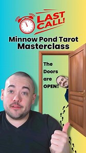 Last Call for Minnow Pond Tarot Masterclass Hey there everybody! I’ve been getting a lot of questions about the tarot masterclass and if it’s coming back. For over a year I’ve been refining the this course, incorporating feedback, and perfecting the course. Now we’re on the final call for enrollment before we introduce exciting updates, including new exercises for an even more enriched learning experience! Here’s what the revamped Tarot Masterclass has in store for you: -Over 80 comprehensive mo