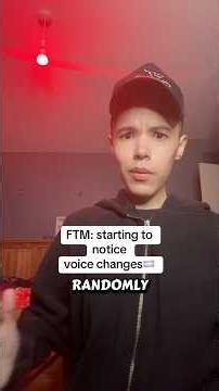 Starting to notice voice changes: #ftm #transman #ftmtransition #transgender #🏳️‍⚧️